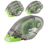 Westcott E-730501 00 - Rullo adesivo permanente, 10 pezzi, trasparente e antistrappo, forte forza adesiva per foto, carta o cartone, 8,5 m x 6,5 mm