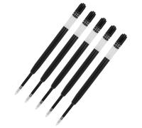 Westcott E-733497 00 - Matite a gel G2, M 0,7 mm, confezione da 5 ricariche | compatibile con ISO Standard G2 | inchiostro nero ad asciugatura rapida | E-733497 00