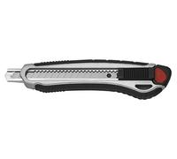 Westcott E-84024 00 Cutter Alluminium Alloy, corpo in plastica, impugnatura Softgrip, larghezza lame 9 mm, grigio/nero