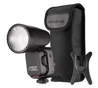 Westcott FJ80 II M Touchscreen Universale 80W Testa Rotonda Speedlight Flash con Multi-Brand Camera Mount per Matrimonio, Evento e Ritratto su Fotocamera Supporto Scarpa o Flash Fuori Fotocamera