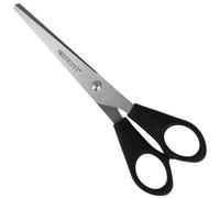 Westcott Forbici 6" (15,2 cm) nere | Forbici da ufficio con impugnature in plastica nera | Lama extra affilata, acciaio inossidabile | E-31160 00