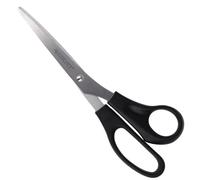 Westcott Forbici 8" (20,3 cm) nere | Forbici da ufficio con impugnature in plastica nera | Lama extra affilata, acciaio inossidabile | E-31181 00