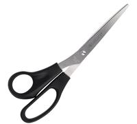 Westcott Forbici 8" (20,3 cm) nere per mancini, Forbici da ufficio con impugnature in plastica nera, Lama extra affilata, acciaio inossidabile, E-31182 00