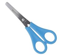 Westcott E-21592 00 Forbici bambini per destrimano, 13 cm, punte arrotondate, scala 5 cm, blu