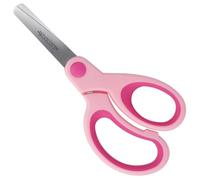 Westcott Forbici per bambini Softgrip rosa per destrimani | Impugnatura ergonomica per bambini in età prescolare | 13 cm (5") ideali per le mani dei bambini | Punta arrotondata | E-21580 00