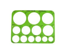 Westcott Jumbo - Sagoma geometrica a forma di cerchi, 21 x 29 cm