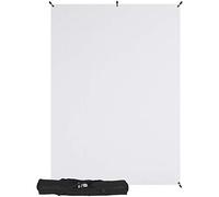 Westcott - Kit di base"X-Drop" con fondale da ca. 1,5 x 2,1 m, colore: Bianco