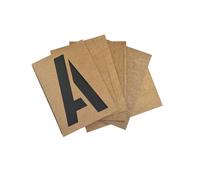 Westcott LetterCraft lkarton-Schablonenset, 10-Zoll-Kappen (OB-10/15828)