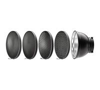 Westcott - Ombrello largo 55 gradi con griglia a nido d'ape (compatibile con FJ400, Godox, Bowens Mount)