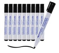 Westcott Pennarello indelebile nero | Confezione risparmio di pennarelli impermeabili | punta tonda da 1,5 - 3,0 mm | resistente alla luce, ad asciugatura rapida, a prova di sbavature | E-713005 00