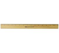 Westcott Righello con doppio bordo in ottone, 16 e metrico, 15 pollici (05225)