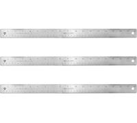 Westcott Righello in acciaio inox da 45,7 cm, confezione da 3 (17144)