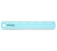 Westcott Righello in plastica da 15,2 cm, colori assortiti, confezione da 2
