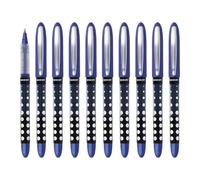 Westcott Roller PULSAR blu 10 pezzi | Confezione risparmio Penna roller a inchiostro blu | Spessore del tratto preciso 0,5 mm, indicatore di livello trasparente, tecnologia capillare | E-730617 00