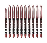Westcott Roller PULSAR rossa 10 pezzi | Confezione risparmio Penna roller a inchiostro rosso | Spessore del tratto preciso 0,5 mm, indicatore di livello trasparente, tecnologia capillare | E-730631 00