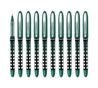 Westcott Roller PULSAR verde 10 pezzi | Confezione risparmio Penna roller a inchiostro verde | Spessore del tratto preciso 0,5 mm, indicatore di livello trasparente, tecnologia capillare | E-730648 00