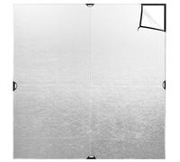 Westcott Scrim Jim Cine - Tessuto rimbalzante, 1,8 x 1,8 m, colore: Argento/Bianco