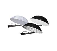 Westcott Set di ombrelli da 1,8 m, include varietà argento, bianco e diffusione per illuminazione morbida per ritratti fotografici
