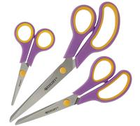 Westcott Soft Grip Scissors 5.5", 3, 8, 20, 1 and 24.7 cm, Stainless Steel Sciss