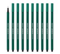 Westcott STORYLINER Fineliner Verde 10 pezzi | Fineliner premium con spessore del tratto 0,4 mm | Tratto preciso, punta con rivestimento metallico | E-737791 00