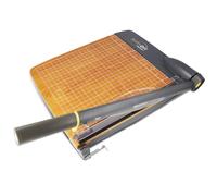Westcott 15106 Taglierina a leva TrimAir, 30 cm, con base in legno, per fino a 30 strati di carta da 80g