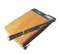Westcott 15107 Taglierina a leva TrimAir, 38 cm, con base in legno, per fino a 12 strati di carta da 80g