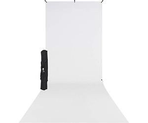 Westcott X-Drop Backdrop Kit High-Key White Sweep (5' x 12') (D179841)