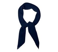 WESTEND CHOICE Sciarpe quadrate in chiffon leggero tinta unita sciarpa collo anni '50 retrò donna bandana avvolgere sciarpe da donna 80 x 80 cm, Marina Militare, 80 x 80 cm / 31.50 x 31.50 inches