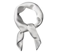 WESTEND CHOICE Sciarpe quadrate in seta satinata Sciarpa per il collo in stile semplice Sciarpe da donna retrò anni 50 Sciarpa leggera in seta setosa Bandana da avvolgere Sciarpe da donna 70 x 70 cm