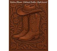 Western Blooms: Embossed Leather-Style Journal