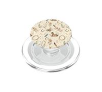 Western Cottagecore Agnello Puledro Coniglio Ferro di Cavallo Acquerello PopSockets PopGrip per MagSafe