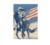 Western Cowboy 4 luglio Independence Day bandiere all'aperto & banner bandiere all'aperto banner per la decorazione del portico 28x40 double sided