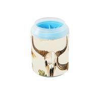 Western Cowboy Boho Cactus riutilizzabile zampe animali domestici rondella morbida setole in silicone macchina per la pulizia dei piedi adatta per cani di taglia piccola, media e grande
