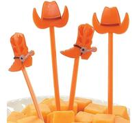 Western Cowboy Boots & Cappelli Food Picks (72 plettri)