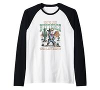 Western Cowboy Cat, Hai appena imburrato il tuo ultimo biscotto Maglia con Maniche Raglan