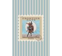 Western Cowboy Lined Notebook, Retro Wild West Journaling Notebooks for Note Taking, Rodeo Cowboy Blue Striped Journal for Writing 100 Pages 6x9 Inch, Western Gifts: Western themed lined note book