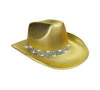 Western Cowgirl Hat Felt Costume | Cappello Da Discoteca Glitter Per Cosplay, Gioco Di Ruolo, Halloween, Prestazioni, Spettacoli Di Scena | Accessorio Per Festa A Teatro Occidentale Per Le Donne