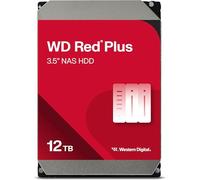 Western Digital Disco rigido interno WD Red Plus, 12 TB, CMR, 3,5 pollici, SATA 7200 rpm, cache 512 MB, confezione ecologica WD120EFGX-AJP