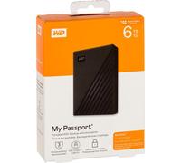 WESTERN DIGITAL MY PASSPORT 6TB NERO USB 3.2 GEN 1 MOD. WDBR9S0060BBK-WESN EAN 0718037903873