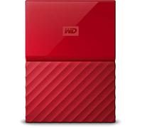 Western Digital My Passport Hard Disk Esterno Portatile, USB 3.0, Software di Backup Automatico, per PC, per Xbox One e PlayStation 4, 2 TB, Rosso
