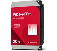 WD Red Pro 20TB NAS Hard Disk Interno 3,5" - 7200 RPM Classe, SATA 6Gb/s, CMR, 512MB Cache