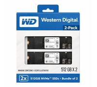 Western Digital WD HD SOLID STATE M.2 2280 512GB PCIe4.0 NVMe KIT 2 Pezzi ITALIA