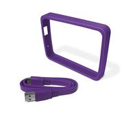 Western Digital WD WDBFMT0000NPL-NASN - Set di impugnature per My Passport Ultra 2TB con cavo USB 3.0, colore: Uva