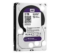 Western Digital WD20PURZ WD Purple Hard Disk per Videosorveglianza con Tecnologia Allframe 4K 3.5 Pollici SATA 6 GB/s 180TB/Anno, 64 MB Cache, 5400 RPM, 2 TB, Grigio