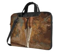 Western Estetica Cowgirls Gambe Vintage Cowboy Stivali Laptop Bag Laptop Case 15.6 Pollice Computer Borse Imbottito Manica Copertura Per Donne Uomini