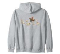 Western Labrador Retriever Graphic Cowboy Lab Dogs Felpa con Cappuccio
