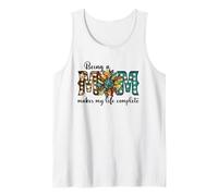 Western Leopard Sunflower Mothers Day Design Being A Mom Canotta