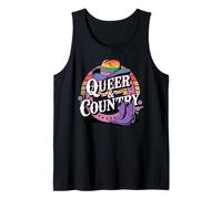 Western LGBTQ Queer e Country Rainbow Pride Canotta