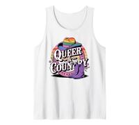 Western LGBTQ Queer e Country Rainbow Pride Canotta