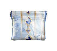Western Magic Blue Gem - Borsa da donna in pelle, con portamonete, portatile, organizer per chiavi e carte, Gemma blu magica occidentale, 1 size
